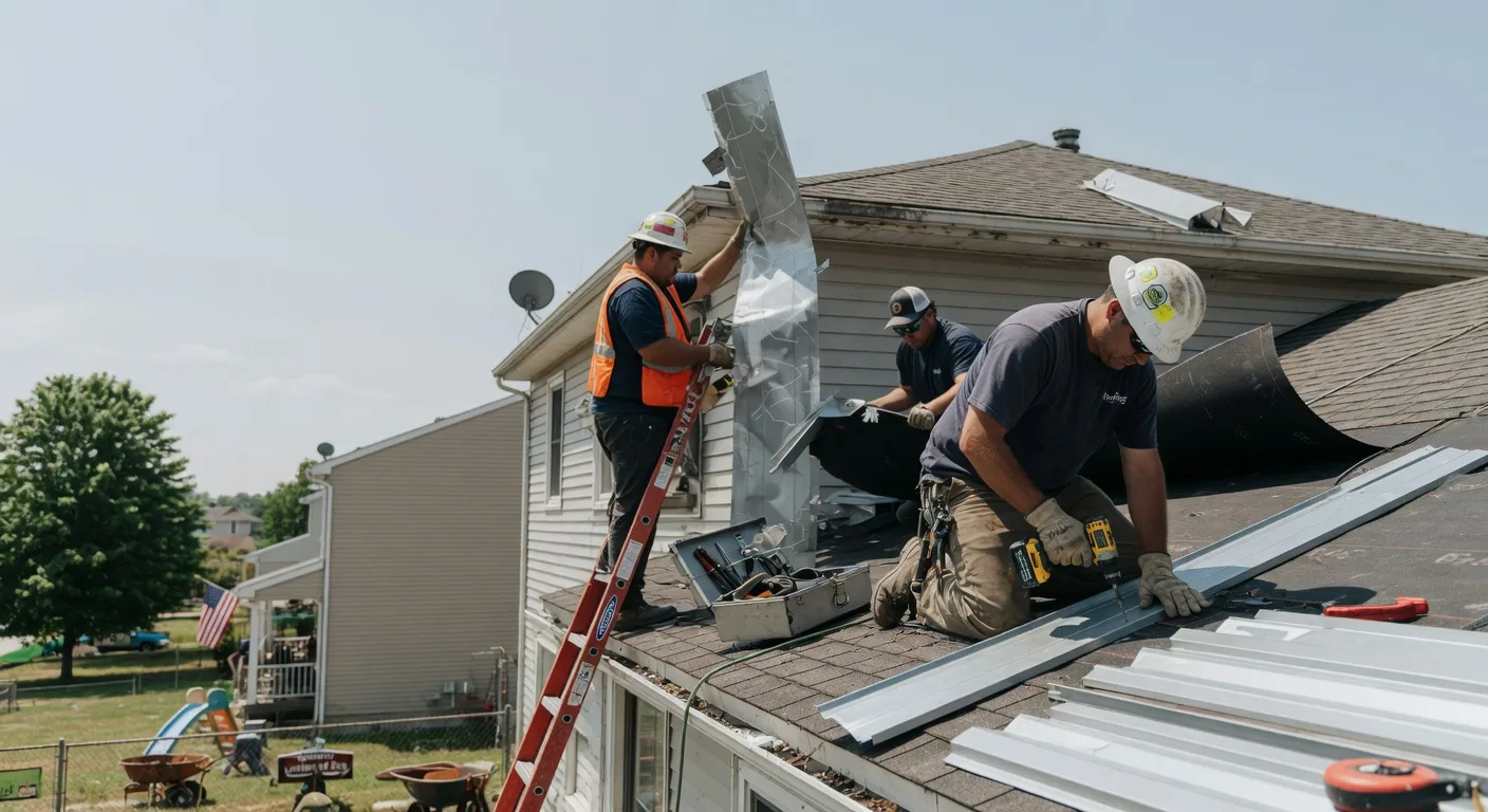 Metal Roof Repair in Bentleyville, PA